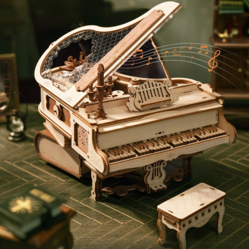 wood piano